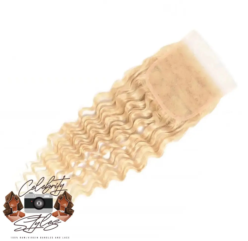 Celebrity Styles 613 Virgin Deep Wave Hd 5X5 Lace Closure 14
