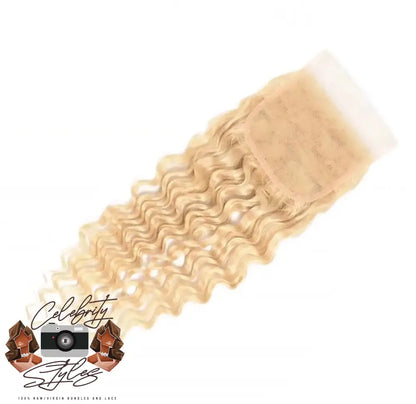 Celebrity Styles 613 Virgin Deep Wave Hd 5X5 Lace Closure 14